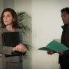 "Restraint" -- Diane is personally conflicted when she is forced to argue a heated case between pro-choice and pro-life advocates in order to retain an important client, represented by attorney Ethan Carver (Peter Gallagher). Also, Alicia and Lucca are desperate for new business and attempt to poach clients from Louis Canning (Michael J. Fox), on THE GOOD WIFE, Sunday, Nov. 22 (9:00-10:00 PM, ET/PT) on the CBS Television Network.  Pictured (L-R) Julianna Margulies  as  Alicia Florrick   and Isaac De BankolÃÂ© as Larry Oliver  Photo:   Michael Parmelee/CBS ÃÂ© 2015 CBS Broadcasting Inc. All Rights Reserved.