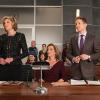 "Restraint" -- Diane is personally conflicted when she is forced to argue a heated case between pro-choice and pro-life advocates in order to retain an important client, represented by attorney Ethan Carver (Peter Gallagher). Also, Alicia and Lucca are desperate for new business and attempt to poach clients from Louis Canning (Michael J. Fox), on THE GOOD WIFE, Sunday, Nov. 22 (9:00-10:00 PM, ET/PT) on the CBS Television Network. Pictured (L-R) Christine Baranski as  Diane Lockhart, J. Smith-Cameron as Samara Steel, Matt Czuchry as Cary Agos and Peter Gallagher as Attorney Ethan Carver  Photo: David M. Russell/CBS ÃÂ©2015 CBS Broadcasting, Inc. All Rights Reserved