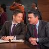 "Restraint" -- Diane is personally conflicted when she is forced to argue a heated case between pro-choice and pro-life advocates in order to retain an important client, represented by attorney Ethan Carver (Peter Gallagher). Also, Alicia and Lucca are desperate for new business and attempt to poach clients from Louis Canning (Michael J. Fox), on THE GOOD WIFE, Sunday, Nov. 22 (9:00-10:00 PM, ET/PT) on the CBS Television Network. Pictured (L-R)  Matt Czuchry as Cary Agos and Peter Gallagher as Attorney Ethan Carver  Photo: David M. Russell/CBS ÃÂ©2015 CBS Broadcasting, Inc. All Rights Reserved
