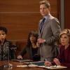 "Discovery" -- Alicia and Lucca join forces with Louis Canning (Michael J. Fox) to defend a website against an accusation of racial profiling. Also, Eli and Ruth worry about the nature of Alicia\'s relationship with Jason and how it could impact Peter\'s presidential campaign, on THE GOOD WIFE, Sunday, Nov. 29 (9:30-10:30 PM, ET/9:00-10:00 PM, PT) on the CBS Television Network.  Pictured (L-R) Nilaja Sun as Divya Feldman,  Nikki M. James  as Monica Timmons, Matt Czuchry as Cary Agos and Christine Baranski as Diane Lockhart Photo credit Paul Sarkis/ CBS ÃÂ© 2015 CBS BROADCASTING INC. ALL RIGHTS RESERVED.