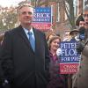 "Iowa" -- Tensions run high as the entire Florrick family is crammed into Peter\'s campaign bus with Eli and Ruth on their way to the Iowa Caucuses. Once there, Peter attempts a high-risk political stunt to gain votes for his presidential bid, on THE GOOD WIFE, Sunday, Jan. 10 (9:00-10:00 PM, ET/PT) on the CBS Television Network.  Pictured (L-R) Chris Noth as Peter Florrick  and Mo Rocca  as  Ted Willoughby  Photo: JoJo Whilden ÃÂ©2015 CBS Broadcasting, Inc. All Rights Reserved