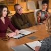 "Tracks" -- Alicia and Cary join forces to defend a former client facing a multi-million dollar lawsuit over ownership rights to his new music. Also, Alicia\'s neighbors are unhappy that her law firm is operating out of her apartment and threaten to evict her, on THE GOOD WIFE, Sunday, Jan. 17 (9:00-10:00 PM, ET/PT) on the CBS Television Network. Pictured (L-R)   Julianna Margulies as Alicia Florrick,  Matthew Lillard Guest Stars as Musician Rowby Canton,  Cush Jumbo as  Lucca Quinn and Matt Czuchry as  Cary Agos Photo: David M. Russell/CBS ÃÂ©2015 CBS Broadcasting, Inc. All Rights Reserved