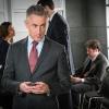 "Hearing" -- As the grand jury against Peter Florrick is assembled, with Assistant U.S. Attorney Connor Fox (Matthew Morrison) leading the proceedings, Alicia, Eli and Peter\'s lawyer, Mike Tascioni (Will Patton), attempt to discover what charges are being leveled against him. Also, Alicia and Jason attempt to spend a quiet weekend together but are interrupted by her meddling family, on THE GOOD WIFE, Sunday, March 6 (9:00-10:00 PM, ET/PT) on the CBS Television Network. Alan Cumming as  Eli Gold Photo David M. Russell  ÃÂ© 2016 CBS BROADCASTING INC. ALL RIGHTS RESERVED.