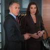 "Hearing" -- As the grand jury against Peter Florrick is assembled, with Assistant U.S. Attorney Connor Fox (Matthew Morrison) leading the proceedings, Alicia, Eli and Peter\'s lawyer, Mike Tascioni (Will Patton), attempt to discover what charges are being leveled against him. Also, Alicia and Jason attempt to spend a quiet weekend together but are interrupted by her meddling family, on THE GOOD WIFE, Sunday, March 6 (9:00-10:00 PM, ET/PT) on the CBS Television Network.  Pictured (L-R) Alan Cumming as  Eli Gold and Julianna Margulies as Alicia Florrick   Photo David M. Russell  ÃÂ© 2016 CBS BROADCASTING INC. ALL RIGHTS RESERVED.