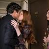 "Party" -- Alicia\'s night goes from bad to worse when she throws a party to celebrate Howard and Jackie\'s upcoming wedding. Also, Eli asks Jason to investigate Peter in preparation for his trial, on THE GOOD WIFE, Sunday, April 24 (9:00-10:00 PM, ET/PT) on the CBS Television Network. Pictured (L-R)  Graham Phillips as  Zach Florrick,  Taylor Rose as  Hannah McCreary and Makenzie Vega as Grace Florrick Photo: Jeff Neumann/CBS ÃÂ©2016 CBS Broadcasting, Inc. All Rights Reserved