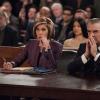 "Verdict" -- As Peter\'s trial begins, Alicia works desperately to keep her husband from returning to jail. Also, Diane and Lucca move aggressively to expand the law firm, but face serious opposition from David Lee, on THE GOOD WIFE, Sunday, May 1 (9:00-10:00 PM, ET/PT) on the CBS Television Network. Pictured  (L-R)  Christine Baranski as Diane Lockhart, Chris Noth as Peter Florrick and Alan Cumming as Eli Gold Photo: Jeff Neumann/CBS ÃÂ©2016 CBS Broadcasting, Inc. All Rights Reserved