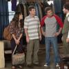 THE LEAGUE "The Breastalyzer" -- Episode 3 (Airs Thursday, November 1, 10:30 pm e/p) -- Pictured: (L-R) Katie Aselton as Jenny, Stephen Rannazzisi as Kevin, Mark Duplass as Pete, Jonathan Lajoie as Taco -- CR: Prashant Gupta/FX