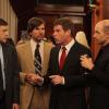 THE LEAGUE "Judge MacArthur" -- Episode 4 (Airs Thursday, November 8, 10:30 pm e/p) -- Pictured: (L-R) Mark Duplass as Pete Eckhart, Jonathan Lajoie as Taco, Stephen Rannazzisi as Kevin, Paul Scheer as Andre, Katie Aselton as Jenny -- CR: Patrick McElhenney