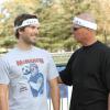 THE LEAGUE "The Tailgate" -- Episode 6 (Airs Thursday, November 15, 10:30 pm e/p) -- Pictured: (L-R) Jonathan Lajoie as Taco, Jim McMahon as himself -- CR: Patrick McElhennery/FX Network