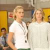 THE LEAGUE The Credit Card Alert -- Episode 511 -- Airs Wednesday, November 13, 10:00 pm e/p) -- Pictured: (L-R) Erin Heatherton as Coach Crowley, Ali Larter as Georgia -- CR: Patrick McElhenney/FXX