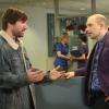 THE LEAGUE Baby Geoffrey Jesus -- Episode 512 -- Airs Wednesday, November 20, 10:00 pm e/p) -- Pictured: (L-R) Jon Lajoie as Taco, Paul Scheer as Andre -- CR: Patrick McElhenney/FXX