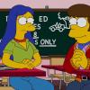 THE SIMPSONS: In the 23rd annual &quot;Treehouse of Horror,&quot; Bart travels to 1974 to buy a comic book at cover price but inadvertently disrupts Homer and Marge's courtship in the all-new &quot;Treehouse of Horror XXIII&quot; episode of THE SIMPSONS airing Sunday, Oct. 7 (8:00-8:30 PM ET/PT) on FOX.   THE SIMPSONS &#x2122; and &#xa9; 2012 TCFFC ALL RIGHTS RESERVED.