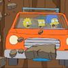 THE SIMPSONS: Marge's car falls into a sink hole in the all-new  &quot;Adventures in Baby Getting&quot; episode of THE SIMPSONS airing Sunday, Oct. 21 (8:00-8:30 PM ET/PT) on FOX.  THE SIMPSONS &#x2122; and &#xa9; 2012 TCFFC ALL RIGHTS RESERVED.