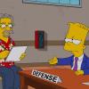 THE SIMPSONS: Lisa must assume the role of attorney and defend her brother in youth court when he is falsely accused of pulling an Easter prank in the all-new &quot;Dark Knight Court&quot; episode of THE SIMPSONS airing Sunday, March 17 (8:00-8:30 PM ET/PT) on FOX. THE SIMPSONS &#x2122; and &#xa9; 2013 TCFFC ALL RIGHTS RESERVED.