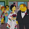 THE SIMPSONS: Comic Book Guy and Kumiko get married in &quot;Married to the Blob&quot; episode of THE SIMPSONS airing Sunday, Jan. 12 (8:00-8:30 PM ET/PT) on FOX.&#xa0; THE SIMPSONS &#x2122; and &#xa9; 2014 TCFFC ALL RIGHTS RESERVED.