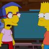 THE SIMPSONS: Milhouse gets mad at Bart when he hears he helped Snake escape from the police in the &quot;Luca$&quot; episode of THE SIMPSONS airing Sunday, April 6 (8:00-8:30 PM ET/PT) on FOX. THE SIMPSONS &#x2122; and &#xa9; 2014 TCFFC ALL RIGHTS RESERVED.