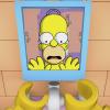 THE SIMPSONS: Homer wakes up in a world where his family and everyone in Springfield are made of Legos and must &quot;put together&quot; how he got there to get home in the milestone 550th &quot;Brick Like Me&quot; episode of THE SIMPSONS airing Sunday, May 4 (8:00-8:30 PM ET/PT) on FOX.  THE SIMPSONS &#x2122; and &#xa9; 2014 TCFFC ALL RIGHTS RESERVED. LEGO, the LEGO logo, the brick and knob configuration and the MiniFigure are trademarks and/or copyrights of the LEGO Group. All Rights Reserved.