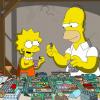 THE SIMPSONS: Homer buys Lisa a Lego set in the milestone 550th &quot;Brick Like Me&quot; episode of THE SIMPSONS airing Sunday, May 4 (8:00-8:30 PM ET/PT) on FOX.  THE SIMPSONS &#x2122; and &#xa9; 2014 TCFFC ALL RIGHTS RESERVED. LEGO, the LEGO logo, the brick and knob configuration and the MiniFigure are trademarks and/or copyrights of the LEGO Group. All Rights Reserved.