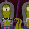 THE SIMPSONS: The Simpsons board the wrong ride on a trip to "Dizzneeland" and are transported through the galaxy to Kang and Kodos' home planet in the second part of the all-new "The Saga of Carl Carlson/The Man Who Came to be Dinner" one-hour season finale episode of THE SIMPSONS airing Sunday, May 19 (8:00-9:00 PM ET/PT) on FOX. THE SIMPSONS ™ and © 2013 TCFFC ALL RIGHTS RESERVED.