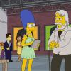 THE SIMPSONS: Homer and Marge recount the story of their transition from loving their life without kids to being miserable parents in the all-new “3 Scenes Plus A Tag From A Marriage” episode airing Sunday, March 25 (8:00-8:30 PM ET/PT) on FOX. Pictured: Marge and guest voice John Baldessari as Himself. THE SIMPSONS ™ and © 2017 TCFFC ALL RIGHTS RESERVED.