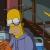 THE SIMPSONS: Marge intervenes when Homer develops an obsession with watching an old television show instead of working out on his treadmill in the &quot;Beware My Cheating Bart&quot; episode of THE SIMPSONS airing Sunday, April 15 (8:00-8:30 PM ET/PT) on FOX.  THE SIMPSONS &#x2122; and &#xa9; 2012 TCFFC ALL RIGHTS RESERVED.