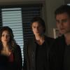 The Vampire Diaries -- "Stay" -- Image Number: VD114b_0182.jpg -- Pictured (L-R): Nina Dobrev as Elena, Ian Somerhalder as Damon and Paul Wesley as Stefan -- Photo: Annette Brown/The CW -- ÃÂ© 2015 The CW Network, LLC. All rights reserved.