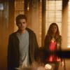 The Vampire Diaries -- "The Downward Spiral" -- Image Number: VD616a_232.jpg -- Pictured (L-R): Paul Wesley as Stefan and Nina Dobrev as Elena -- Photo: Guy D\'Alema/The CW -- ÃÂ© 2015 The CW Network, LLC. All rights reserved.