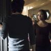 The Vampire Diaries -- "A Bird in a Gilded Cage" -- Image Number: VD617a_0016.jpg -- Pictured (L-R): Ian Somerhalder as Damon (back to camera) and Kat Graham as Bonnie -- Photo: Tina Rowden/The CW -- ÃÂ© 2015 The CW Network, LLC. All rights reserved