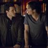 The Vampire Diaries -- "I\'d Leave My Happy Home for You" -- Image Number: VD620a_0047.jpg -- Pictured (L-R): Michael Malarkey a Enzo and Ian Somerhalder as Damon -- Photo: Wilford Harewood/The CW -- ÃÂ© 2015 The CW Network, LLC. All rights reserved.