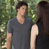 The Vampire Diaries -- "Never Let Me Go" -- Image Number: VD702a_0165.jpg -- Pictured (L-R): Ian Somerhalder as Damon and Annie Wersching as Lily -- Photo: Bob Mahoney/The CW -- ÃÂ© 2015 The CW Network, LLC. All rights reserved.