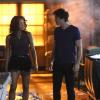 The Vampire Diaries -- "Age of Innocence" -- Image Number: VD703b_0246.jpg -- Pictured (L-R): Kat Graham as Bonnie and Ian Somerhalder as Damon -- Photo: Quantrell Colbert/The CW -- ÃÂ© 2015 The CW Network, LLC. All rights reserved.