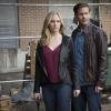 The Vampire Diaries -- "Kill \'Em All" -- Image Number: VD720b_0051.jpg -- Pictured (L-R): Candice King as Caroline and Matt Davis as Alaric -- Photo: Bob Mahoney/The CW -- ÃÂ© 2016 The CW Network, LLC. All rights reserved.