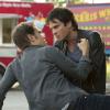 The Vampire Diaries -- "Coming Home Was a Mistake" --Image Number: VD805b_0155.jpg -- Pictured (L-R): Paul Wesley as Stefan and Ian Somerhalder as Damon -- Photo: Bob Mahoney/The CW -- ÃÂ© 2016 The CW Network, LLC. All rights reserved.