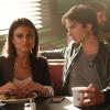 The Vampire Diaries -- "Detoured on Some Random Backwoods Path to Hell" --Image Number: VD806A_0062.jpg -- Pictured (L-R): Nathalie Kelley as Sybil and Ian Somerhalder as Damon -- Photo: Bob Mahoney/The CW -- ÃÂ© 2016 The CW Network, LLC. All rights reserved.