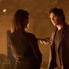The Vampire Diaries -- "Detoured on Some Random Backwoods Path to Hell" --Image Number: VD806B_0297.jpg -- Pictured (L-R): Nathalie Kelley as Sybil and Ian Somerhalder as Damon -- Photo: Bob Mahoney/The CW -- ÃÂ© 2016 The CW Network, LLC. All rights reserved.