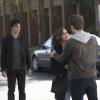 The Vampire Diaries -- "We Have History Together" --Image Number: VD808B_0078b.jpg -- Pictured(L-R): Ian Somerhalder as Damon, Alexandra Chando as Tara and Paul Wesley as Stefan -- Photo: Bob Mahoney/The CW -- ÃÂ© 2016 The CW Network, LLC. All rights reserved.