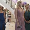 The Vampire Diaries -- "The Simple Intimacy of the Near Touch" --Image Number: VD809b_0040b.jpg -- Pictured (L-R): Nathalie Kelley as Sybil, Candice King as Caroline and Kat Graham as Bonnie -- Photo: Annette Brown/The CW -- ÃÂ© 2016 The CW Network, LLC. All rights reserved.