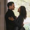 The Vampire Diaries -- "You Made a Choice to Be Good" --Image Number: TVD811_1109_0016.jpg -- Pictured (L-R): Michael Malarkey as Enzo and Kat Graham as Bonnie -- Photo: Tina Rowden/The CW -- ÃÂ© 2017 The CW Network, LLC. All rights reserved.