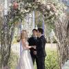 The Vampire Diaries -- "We\'re Planning a June Wedding" -- Image Number: VD815c_0121.jpg -- Pictured (L-R): Candice King as Caroline, Ian Somerhalder as Damon and Paul Wesley as Stefan -- Photo: Bob Mahoney/The CW -- ÃÂ© 2017 The CW Network, LLC. All Rights Reserved.