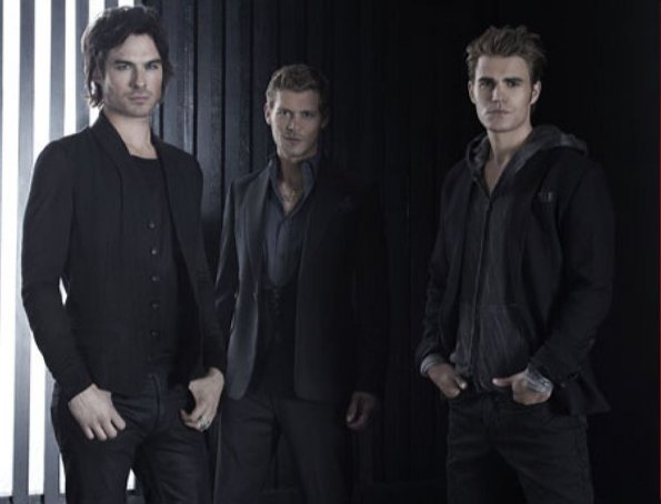 THE VAMPIRE DIARIES
Pictured: (L-R): Ian Somerhalder as Damon, Joseph Morgan as Klaus, and Paul Wesley as Stefan.
Frank Ockenfels 3/ The CW
©  2011 The CW Network, LLC. All rights reserved.