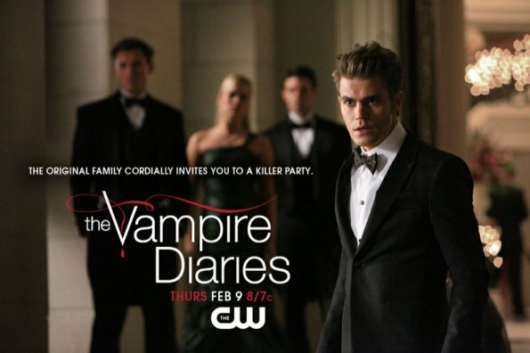 "Dangerous Liasons"--LtoR: Casper Zafer as Finn, Claire Holt as Rebekah, Daniel Gillies as Elijah, and Paul Wesley as Stefan on THE VAMPIRE DIARIES on The CW. Photo: Quantrell D. Colbert/The CW ??2012 The CW Network. All Rights Reserved.