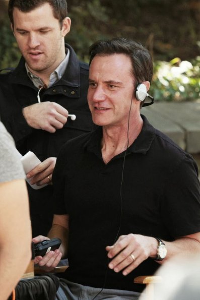 WHITE COLLAR -- "Taking Stock" Episode 512 -- Pictured: Tim DeKay; Director -- (Photo by: Giovanni Rufino/USA Network)